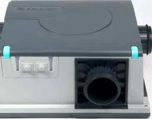 Central extract unit of a humidity-controlled whole-house ventilation system